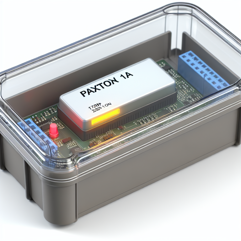 Paxton 1A-Energieversorgung im Kunststoffgehäuse – Zuverlässige Stromversorgung für Sicherheitssysteme